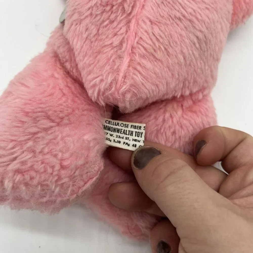 VTG Commonwealth Pink RUBBER FACE Sleeping Baby 11